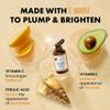Eclat Skincare Vitamin C Serum + Hyaluronic Acid Serum Duo  Vit C with Ferulic Acid & Vit E + 2.5% Hyaluronic Acid & B5  Brightening, Plumping & Smoothing Skin Care Set 1 fl oz each view 2