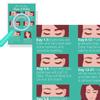 Boutique Marketing LLC Eyebrow Microblading Healing & Aftercare Instructions Postcards | Package of 30 | Double Sided Size 4 x 6 inches Postcard | Green with Colorful Icons Design view 2