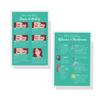 Boutique Marketing LLC Eyebrow Microblading Healing & Aftercare Instructions Postcards | Package of 30 | Double Sided Size 4 x 6 inches Postcard | Green with Colorful Icons Design view 3