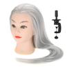 2 Color Practice Head Mannequin Dolls Hair Salon Cosmetology Hairdressing Tools 02 view 2