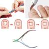 3Pcs/Set Cuticle Nipper with Cutter Cuticle Trimmer with Cuticle Pusher Cuticle Nipper Cuticle Cutter Dead Skin Scissors Stainless Steel view 4