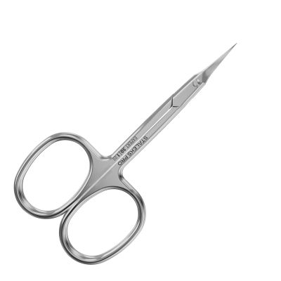 Staleks Pro Professional Cuticle Scissors Expert 50 Type 1 Sharp Manicure Scissors Thin Blades High-Alloy Stainless Steel Ergonomic Grip Corrosion Resistant