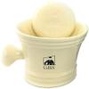 G.B.S Customizable Ivory Shaving Mug with Knob Handle and Natural Soap 3 oz view 1