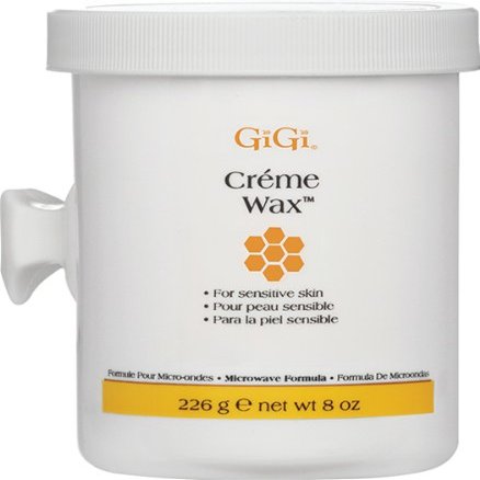 Gigi Creme Wax Microwave 8 Oz (Pack of 2)