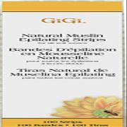 Gigi Natural Muslin Epilating Strips Small (Pack of 2)
