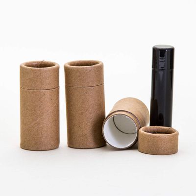 1/2 OZ (Short) Kraft Paperboard Lip Balm/Deodorant/Cosmetic/Lotion Tubes x1000