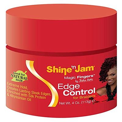 Ampro Shine-N-Jam Magic Fingers Edge Control Gel For Braiders (Pack of 3)