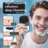 Facial Cleansing Brush, 3-in-1 Electric Silicone Face Scrubber, Vibrating Massager, IPX7 Waterproof, USB Rechargeble Pore Brush for Deep Cleanning, Blackhead Remover, Exfoliating (Gray) view 2