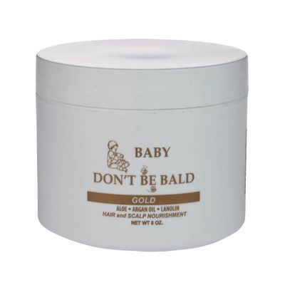 BABY DON'T BE BALD Gold Hair and Scalp Nourishment 8.0 Oz (Pack of 2)