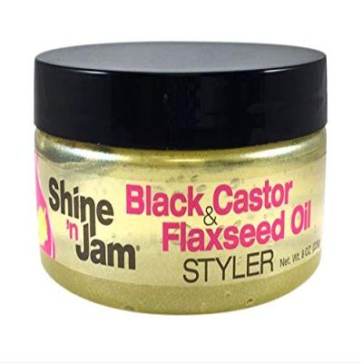 AmPro Shine 'N Jam Black Castor & Flaxseed Oil Styler (Pack of 4)
