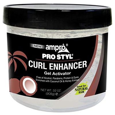 AmPro Curl Enhancer Gel Activator Regular With Coconut (Pack of 2)
