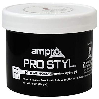 Ampro Gel [Protein Black] Regular (Pack of 1)