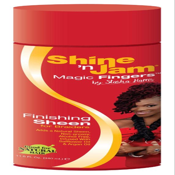 AmPro Shine-N-Jam Magic Fingers Finishing Sheen For Braiders (Pack of 3)
