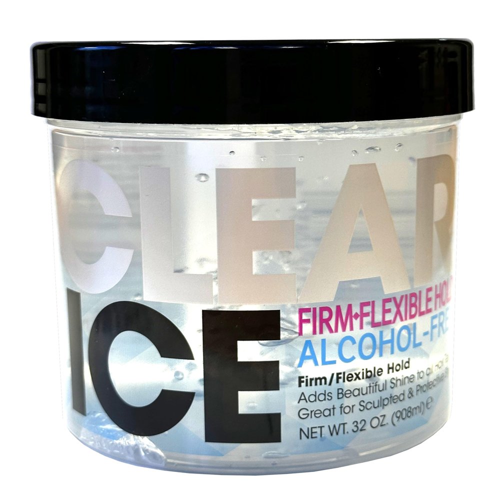 AmPro Clear Ice Firm Flexible Hold Gel, 32 Oz (Pack of 6)