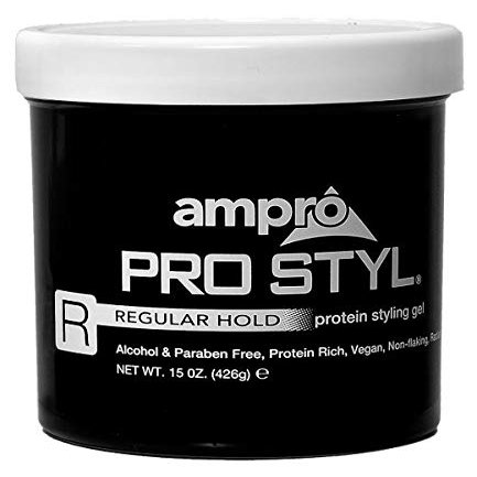 AmPro Gel [Protein Black] Regular (Pack of 2)