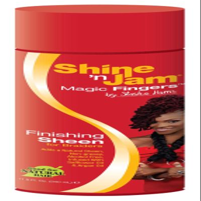 AmPro Shine-N-Jam Magic Fingers Finishing Sheen For Braiders (Pack of 2)