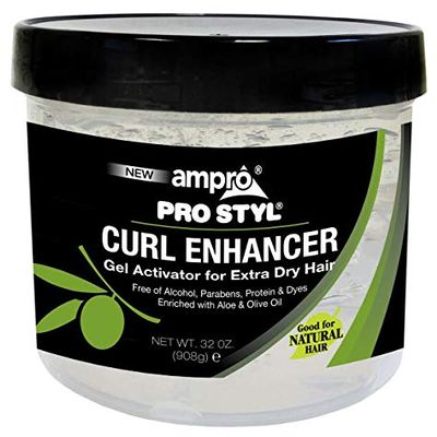 AmPro Curl Enhancer Gel Activator Extra Dry With Olive (Pack of 4)
