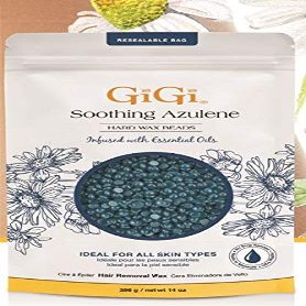 Gigi Soothing Azulene Wax Beads 14Oz (Pack of 4)