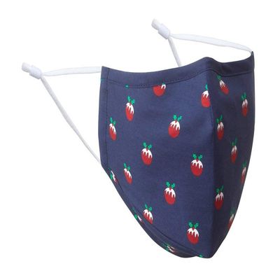 100% Cotton Washable Plum Pudding Face Mask - Adult