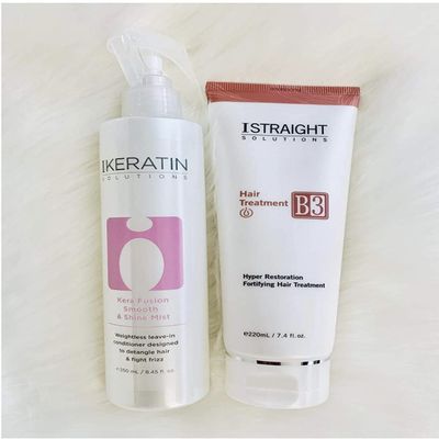 INNOSYS istraight B3 HAIR TREATMENT mask + KERA FUSION
