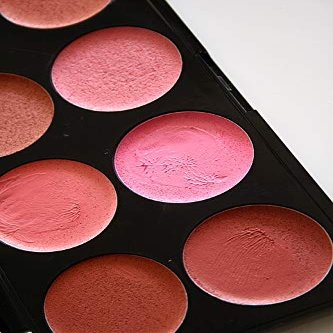 Cream Blush Cosmetics Blush Blusher Makeup-20 Inch By 30 Inch Laminated Poster With Bright Colors And Vivid Imagery-Fits Perfectly In Many Attractive Frames