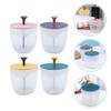 Cabilock 4pcs Facial Cleaning Bubble Device Compact and Lightweight Foamer for Deep Cleansing Rapid Foaming Cute Design for Skincare Routine view 2