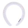 SOLUSTRE Gorgeous Rhinestone Wide Rim Hair Hoop for Women Padded Fashion Headband Accessory Bendable Design for Neat Hair Versatile Crystal Decoration for Any Style view 1