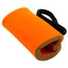 2 Orange Clip-On Neoprene Sleeves Lip Balm Holster LIPSTICK HOLDER Key Chain view 3