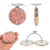 AUEAR, 4 Pack Retro Floral Makeup Compact Small Pocket Purse Mirrors Beauty Handheld Folding Portable Travel for Women Lady view 2