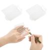 AUEAR, 3 Pack Professional Makeup Hand-held Palette Mixing Tray Clear Acrylic Nail Art Manicure or Foundation Eye Shadow Cremes Powders and Cosmetics view 1