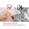 AUEAR, 3 Pack Professional Makeup Hand-held Palette Mixing Tray Clear Acrylic Nail Art Manicure or Foundation Eye Shadow Cremes Powders and Cosmetics view 4