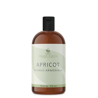Apricot Kernel Oil - 100% Pure, Organic, Cold Pressed, Unrefined, Raw - Bitter Scent, Therapetutic Premium Grade A Kernal - Perfect for Massage, Skin, Hair & Body Care 16 OZ Quart Bulk