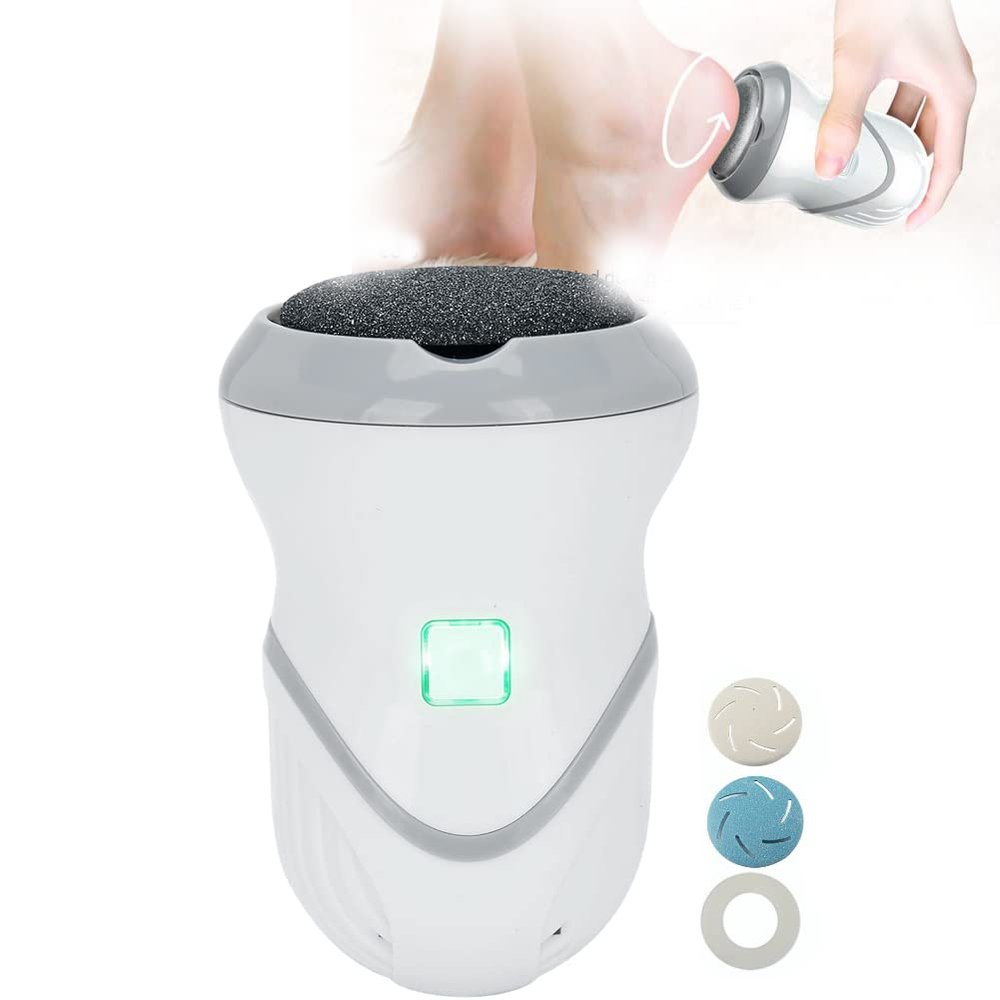 Electric Foot Callus Remover, Professional Pedicure Tools,Portable Electronic Foot File,Waterproof Foot Scrubber File, Vacuum Adsorption Foot Grinder for Dead Hard Cracked Dry