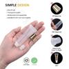 100 PACK 10ml Lip Gloss Tubes with 50 x Black Caps + 50 x Gold Caps view 2