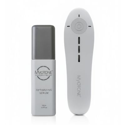 Myotone Professional Microcurrent Facial Toning Kit with Anti-Aging Serum - at-Home Treatment - Lifts and Firms Skin - Reduces Wrinkles