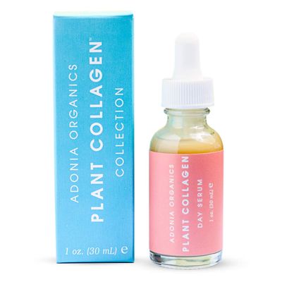 Adonia Organics Plant Collagen Day Serum  Firming & Lifting with Plant Stem Cells  Hydrates & Protects for Radiant, Youthful Skin