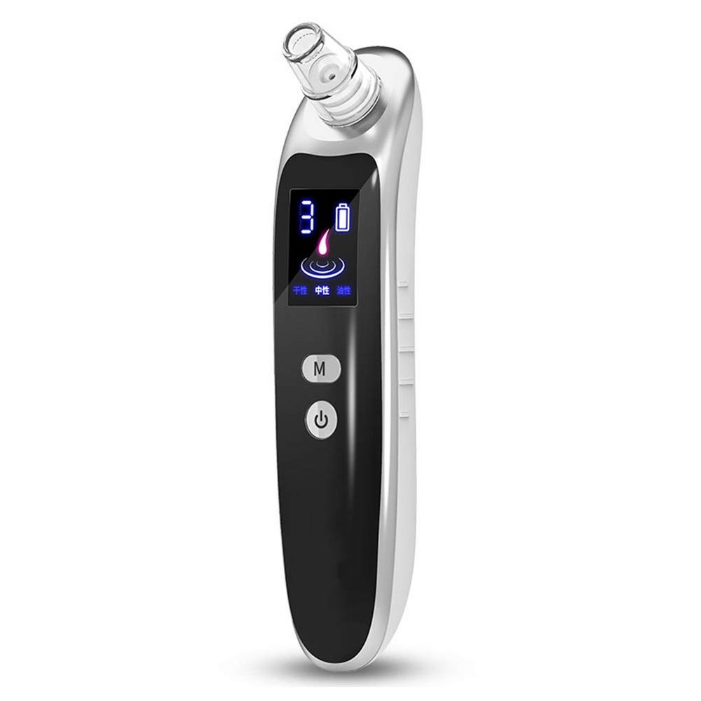 Blackhead Remover Vacuum Pore Cleaner USB Rechargeable Blackhead Removal Tool with 3 Modes and 6 Replacement Probes