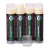 Earth's Daughter USDA Organic Lip Balm Stocking Stuffers 4-Pack Eucalyptus Mint Flavor - Beeswax, Coconut Oil, Vitamin E - Best Lip Repair Chapstick for Dry Cracked Lips. view 1