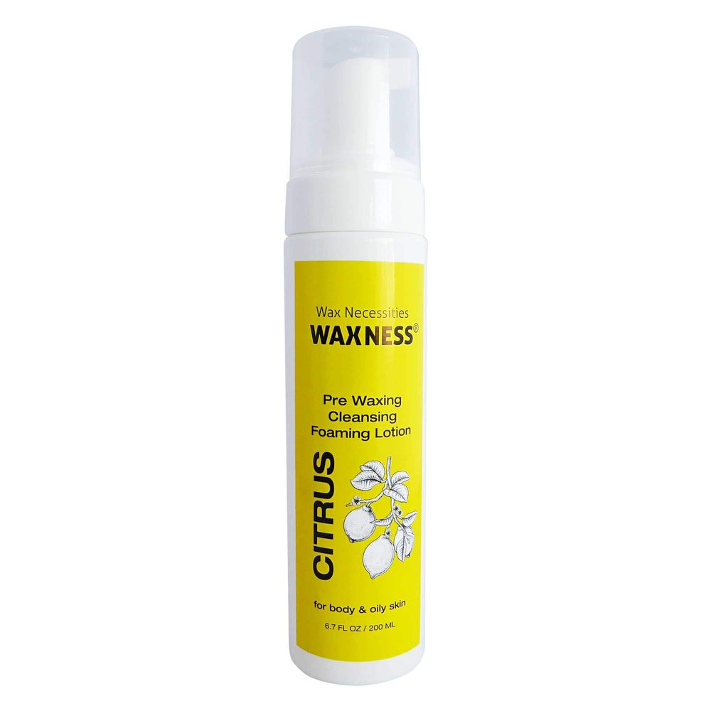 Waxness Pre Waxing Cleansing Foaming Lotion 6.7 fl oz 200 ml