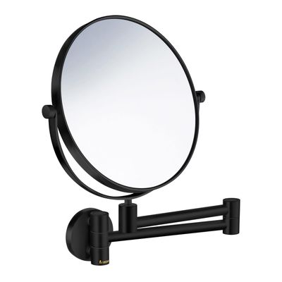 SMEDBO FB438 Outline Black Wall Mounted 5X's & Regular Make-UP Mirror
