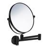 SMEDBO FB438 Outline Black Wall Mounted 5X's & Regular Make-UP Mirror view 1