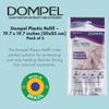Dompel Plastic Refill for hard Wax Heating Devices | Disposable Protective Sheets for Hair Removal, | Easy Clean Wax Warmer | Professional Kit | 19.7 x 19.7 inches (50x50 cm) | Model 3935 | Pack of 6 view 2
