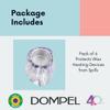 Dompel Plastic Refill for hard Wax Heating Devices | Disposable Protective Sheets for Hair Removal, | Easy Clean Wax Warmer | Professional Kit | 19.7 x 19.7 inches (50x50 cm) | Model 3935 | Pack of 6 view 3