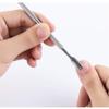 AKOAK 2 Pieces Double End Nail Trimmer, Professional Stainless Steel Nail Cutter, Cuticle Removal and Cutting, Durable Nail and Toenail Manicure Tool view 4