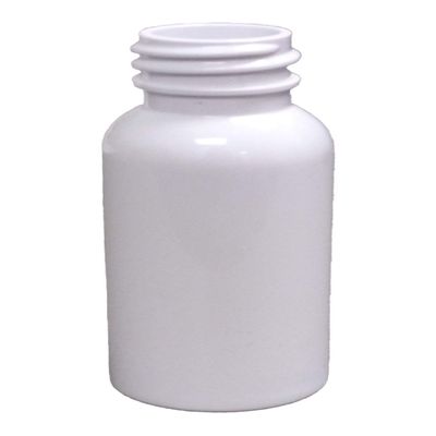 1oz White Bullet PET Bottles 20-410 Neck (100)