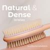 MainBasics Back Scrubber for Shower  Long Handle Dual-Sided Brush for Body Wash & Scrubbing with Exfoliating & Soft Bristles (Lavender, Wood) view 4
