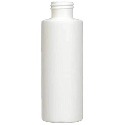 4oz White Cylinder HDPE Bottles 24-410 Neck (250)