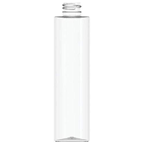 4oz Clear Cylinder PET Bottles 20-410 Neck (250)