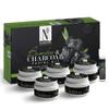 NUTRIGLOW Natural's Bamboo & Activated Charcoal Facial Kit For Brighter Skin, Deep Pore Cleansing Acne Prone Oily Skin & Blackheads Removal, All Skin types (8.8 Oz + 0.3 Fl Oz) view 1