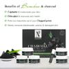 NUTRIGLOW Natural's Bamboo & Activated Charcoal Facial Kit For Brighter Skin, Deep Pore Cleansing Acne Prone Oily Skin & Blackheads Removal, All Skin types (8.8 Oz + 0.3 Fl Oz) view 3